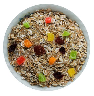      kurutulmuş meyve yulaf ezmesi