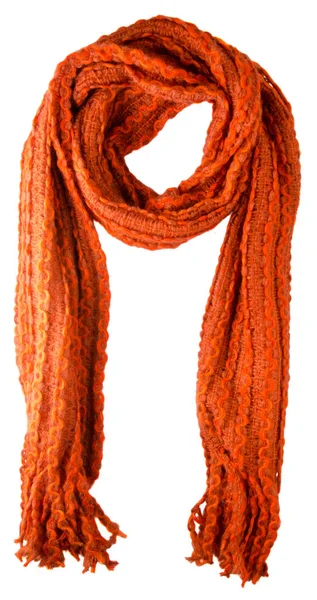   Atkı beyaz arkaplanda izole edildi. Üst görünüm