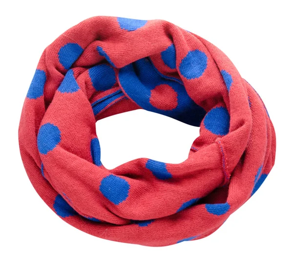   Atkı beyaz arkaplanda izole edildi. Üst görünüm