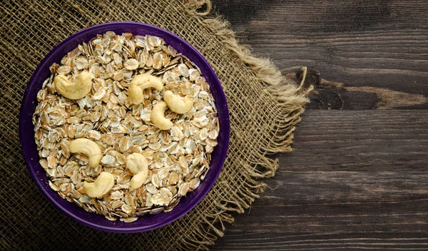 fındık ile yulaf ezmesi. 