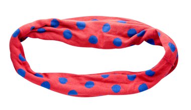   Atkı beyaz arkaplanda izole edildi. Üst görünüm