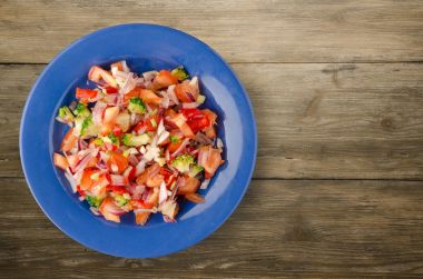 vegan gıda. sebze salatası