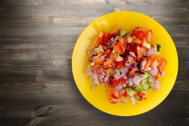 vegan gıda. sebze salatası