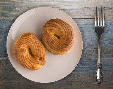 kremalı pasta plaka.