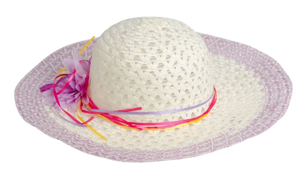 Cappello donna isolato su sfondo bianco — Foto Stock
