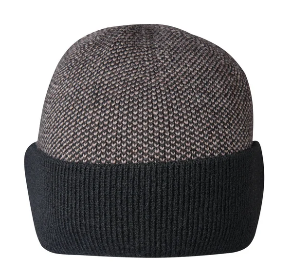 Strickmütze isoliert auf weißem Hintergrund. stylischer Hut. Mode — Stockfoto