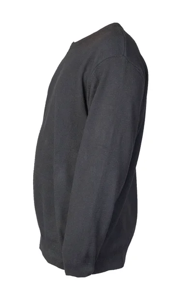 Pletený svetr se zipem izolovaným na bílém pozadí. me — Stock fotografie