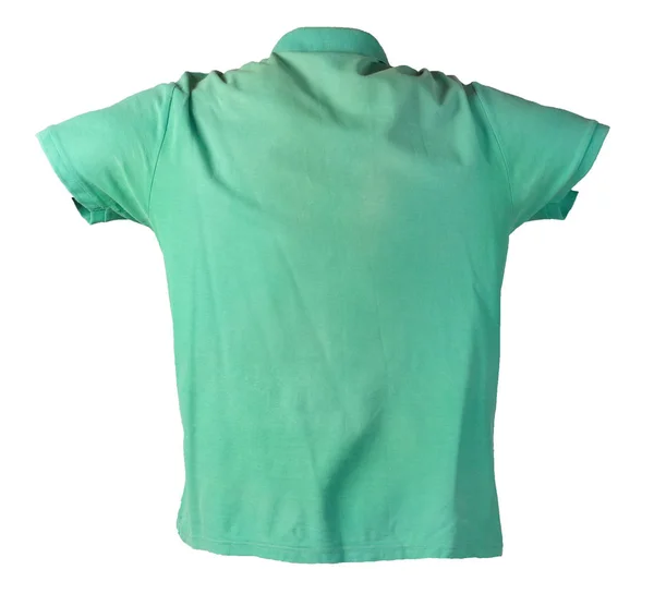 Krátké rukávy tričko izolované na bílém pozadí bavlněné košile — Stock fotografie