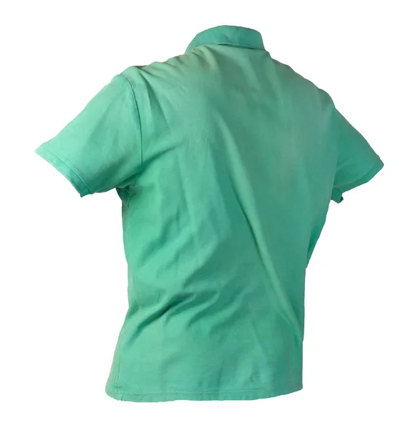 Krátké rukávy tričko izolované na bílém pozadí bavlněné košile — Stock fotografie