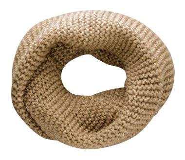   eşarp üzerine beyaz izole  