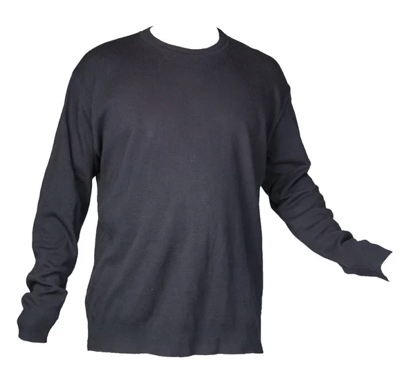 Pletený svetr se zipem izolovaným na bílém pozadí. me — Stock fotografie