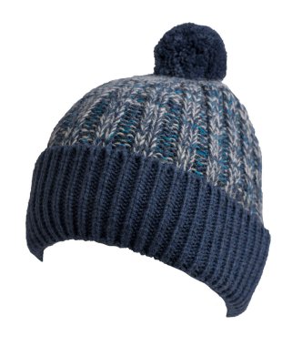   Örgü şapka beyaz arkaplanda izole