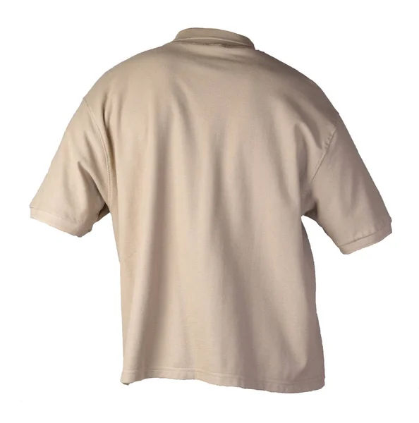 T-shirt a maniche corte isolata su fondo bianco camicia di cotone — Foto Stock