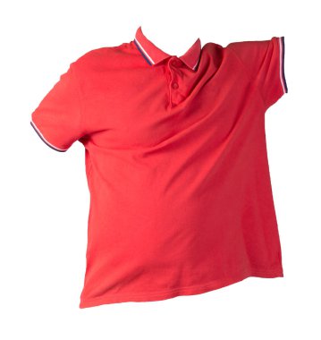  Kısa kollu tişört beyaz arka plan pamuk gömleğine izole edilmiş.