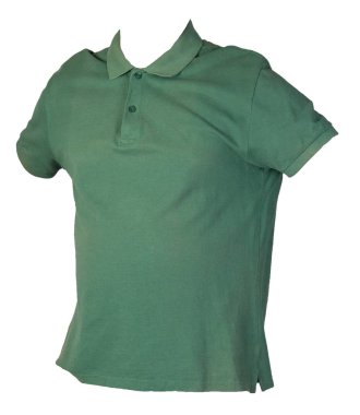 Beyaz arka plandaki pamuklu tişörte izole edilmiş kısa kollu tişört. Sıradan stil