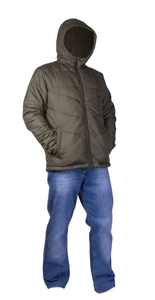재킷과 청바지는 바탕에 분리되어 — 스톡 사진