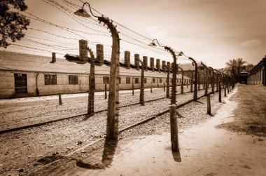 Konsantrasyon kampı Auschwitz-Birkenau Oswiecim, Polonya.