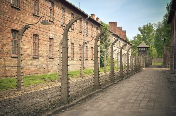 ポーランド、オシフィエンチムの収容所. — ストック写真