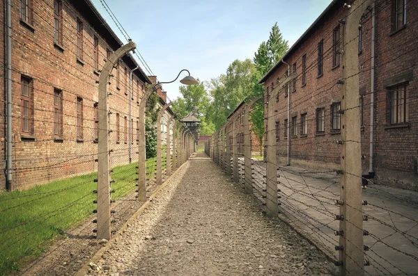 ポーランド、オシフィエンチムの収容所. — ストック写真