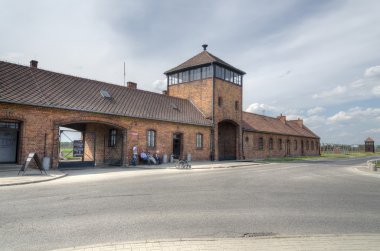 Toplama kampı Oswiecim, Polonya.