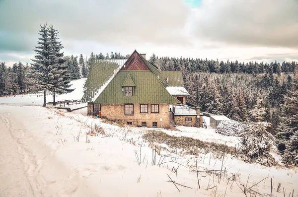 겨울 산의 풍경. — 스톡 사진