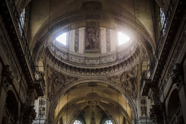 Majestatyczna Ogromna Architektura Kościoła Pawła Paryżu — Zdjęcie stockowe