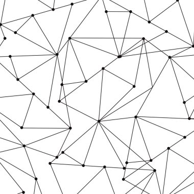 Çokgenler, vektör çizim ile soyut geometrik arka plan