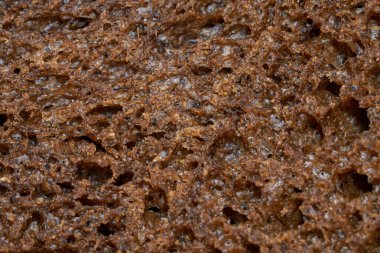 Ekmek dilimi, doku, makro, yakın plan..