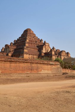 Eski Bagan, Myanmar, Burma 'daki Antik Dhammayangyi tapınağı. 