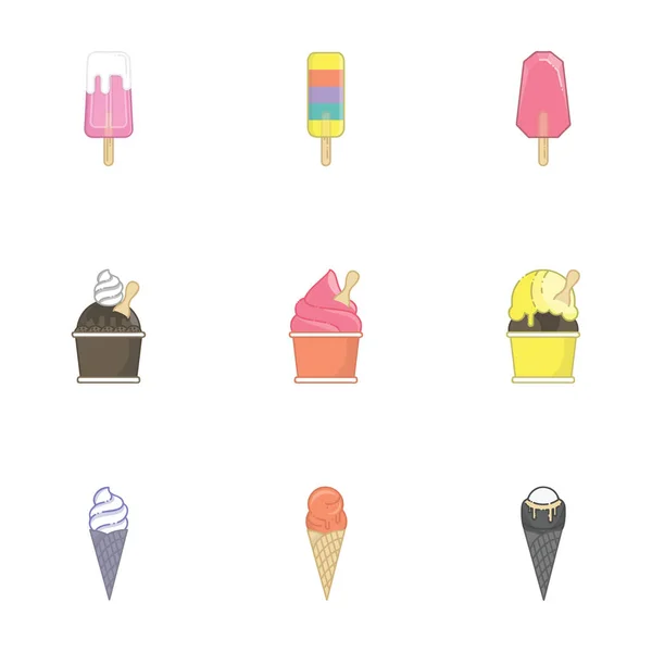 Icono Del Contorno Lineal Helado Paleta — Archivo Imágenes Vectoriales