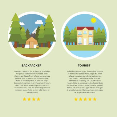 Turist seyahati konseptine karşı turist gezisi