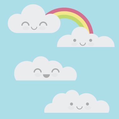 Gökyüzünde çok az bulut var.