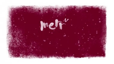 Mutlu Noeller kaligrafi yazı ile bir çerçeve içine kar