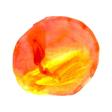 Suluboya stil spot, resimde beyaz vektör üzerinde