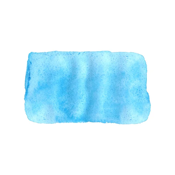 Violett blau Aquarell handgezeichnete Papierstruktur isoliert auf weißem Hintergrund — Stockvektor