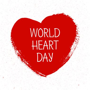 Vektör illüstrasyon dünyası kalp günü arkaplanı