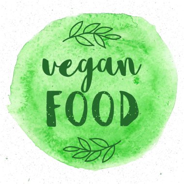Tasarım için elle çizilmiş tipografik elemanlar. Doğal ürünler ve vegan gıda etiketleri