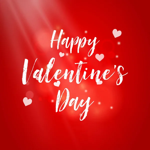 Happy Valentines Day Hand tekenen Vector belettering — Stockvector