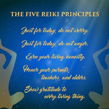 Kutsal geometri. Reiki sembol. Kelime Reiki iki Japonca kelime'oluşur