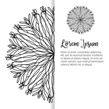 Oryantal desen vektör çizim. Islam, Arapça Hint Türk motifleri