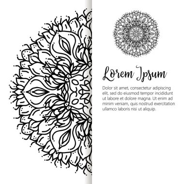 Oryantal desen vektör çizim. Islam, Arapça Hint Türk motifleri