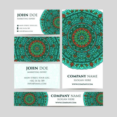 Büyük şablonları ayarlamak. Ticari Kartlar, davetiyeler ve afişler. Mandala desen ve süsler. Asya, Arapça, Indian, Osmanlı motifleri.