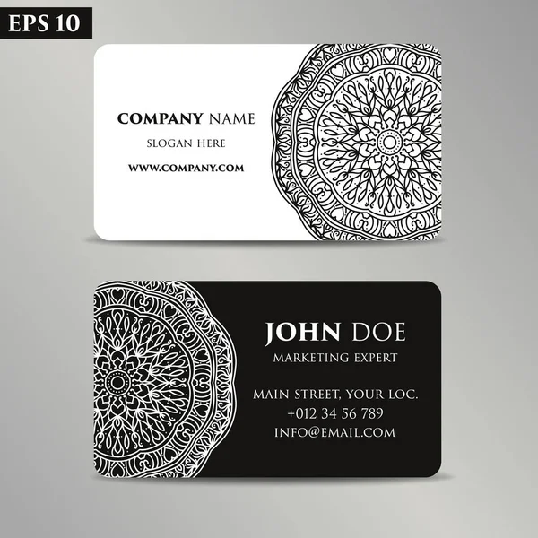 Klasik dekoratif elementler. İş kartları. Süslü çiçekleri. Oriental desen, vektör çizimi. İslam, Arap Hindu Türkçe motifleri