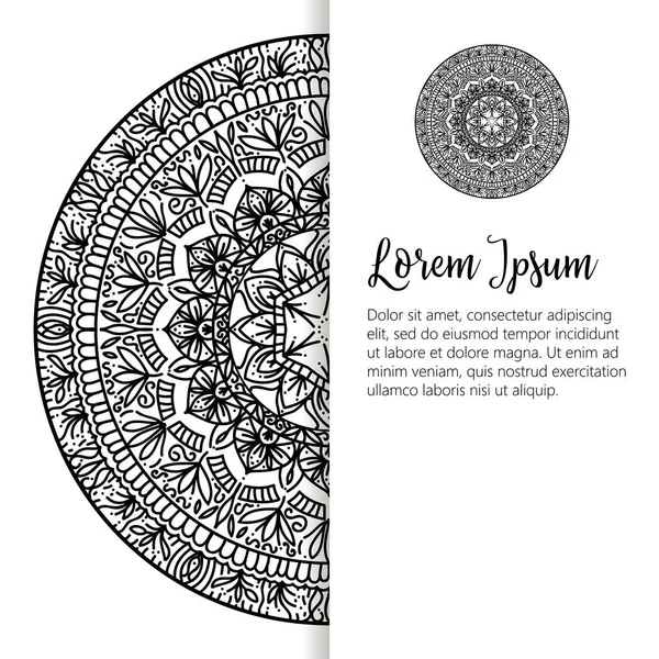 Oryantal desen vektör çizim. Islam, Arapça Hint Türk motifleri