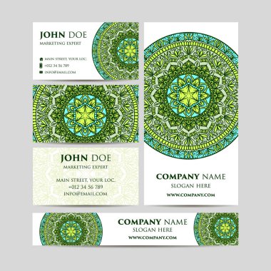 Büyük şablonları ayarlamak. Ticari Kartlar, davetiyeler ve afişler. Mandala desen ve süsler. Asya, Arapça, Indian, Osmanlı motifleri.