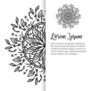 Oryantal desen vektör çizim. Islam, Arapça Hint Türk motifleri