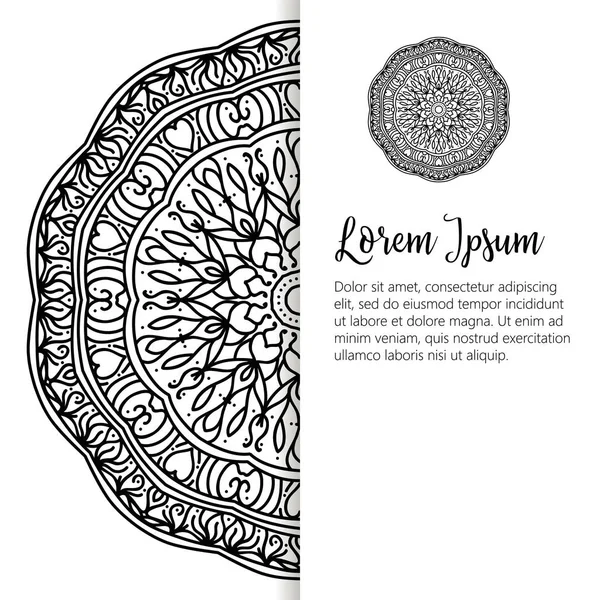 Oryantal desen vektör çizim. Islam, Arapça Hint Türk motifleri