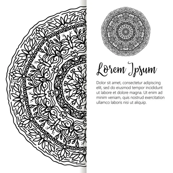 Oryantal desen vektör çizim. Islam, Arapça Hint Türk motifleri