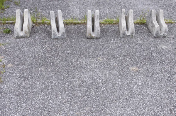 Stone bike racks