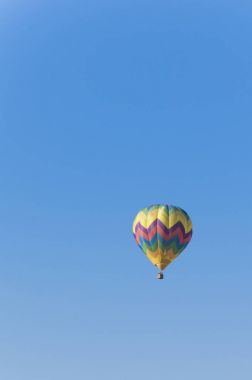 renkli sıcak hava balon uçuş